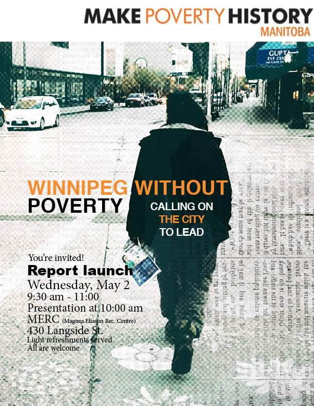 Poster for Winnipeg without poverty event